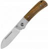 Couteau QSP Hedgehog Slip Joint Lame Acier 14C28N Spear Point Manche Bocote QS142SPB - Livraison Gratuite