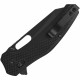 Couteau QSP Emu Glyde Lock Lame Wharncliffe Blk Acier 14C28N Manche G-10 Noir IKBS QS164C2 - Livraison Gratuite