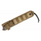 Couteau Hogue EX-F01 Lame Drop Point Acier A2 Manche G-10 Tan Etui Nylon Made USA HO35153 - Livraison Gratuite