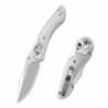 Couteau Kizer Mini Mystic Aluminium Lame Acier 154CM Manche Alu/Acrylique Lock KIV3636A1 - Livraison Gratuite 