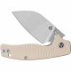 Couteau QSP Chefmaster Ivory Lame Sheepsfoot 14C28N Satin Manche G-10 Liner Lock IKBS QS163B1 - Livraison Gratuite