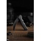 Couteau TRIVISA Lacerta-04B Black Lame Karambit Acier 14C28N Black Manche Micarta Linerlock IKBS TVTY19BM14 - Livraison Gratuite
