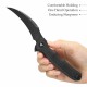 Couteau TRIVISA Lacerta-04B Black Lame Karambit Acier 14C28N Black Manche Micarta Linerlock IKBS TVTY19BM14 - Livraison Gratuite