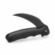 Couteau TRIVISA Lacerta-04B Black Lame Karambit Acier 14C28N Black Manche Micarta Linerlock IKBS TVTY19BM14 - Livraison Gratuite