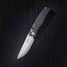 Couteau SRM 255L-CB2 Ambi-Lock Lame Composite 3 Couches Manche FCarbone IKBS Clip SRM255LCB2 - Livraison Gratuite