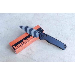 Couteau Kershaw Bel Air Tiger Stripe Camo Lame Acier CPM MagnaCut Manche Alu DuraLock USA KS6105TS - Livraison Gratuite.