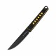 Couteau Kizer Kwaiken Lame Trailing Point Acier Nitro-V Noir/Jaune Manche G10 Etui Kydex KI1066A3 - Livraison Gratuite