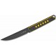 Couteau Kizer Kwaiken Lame Trailing Point Acier Nitro-V Noir/Jaune Manche G10 Etui Kydex KI1066A3 - Livraison Gratuite