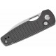 Couteau Kizer Parakeet Black Lame Sheepsfoot Acier Nitro-V Satin Manche Alu Button Lock Clip KIV2706A4 - Livraison Gratuite