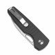 Couteau Kizer Parakeet Black Lame Sheepsfoot Acier Nitro-V Satin Manche Alu Button Lock Clip KIV2706A4 - Livraison Gratuite