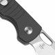 Couteau Kizer Parakeet Black Lame Sheepsfoot Acier Nitro-V Satin Manche Alu Button Lock Clip KIV2706A4 - Livraison Gratuite