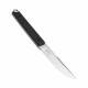 Couteau Kwaiken Lame Trailing Point Acier Nitro-V Manche G10 Black Etui Kydex KI1066A4 - Livraison Gratuite