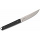 Couteau Kwaiken Lame Trailing Point Acier Nitro-V Manche G10 Black Etui Kydex KI1066A4 - Livraison Gratuite