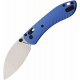 Couteau Vosteed Mini Nightshade Blue Lame Acier 14C28N Satin Manche Alu Crossbar Lock IKBS VOSA0216 - Livraison Gratuite