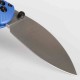 Couteau Vosteed Mini Nightshade Blue Lame Acier 14C28N Satin Manche Alu Crossbar Lock IKBS VOSA0216 - Livraison Gratuite