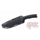 Couteau APOC Demko Bowie Lame Acier D2 Revêtue Titane Manche G10 Noir Etui Kydex DRK40021 - Livraison Gratuite