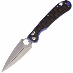 Couteau Daggerr Arrow Crossbar Lock Lame Spear Point Acier D2 Manche G10/Fibre Carbone DGR1CFBLBBX - Livraison Gratuite
