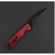 Couteau Daggerr Arrow Red Lame Spear Point Acier D2 Manche G10 Linerlock Clip DGR1RDDLC - Livraison Gratuite