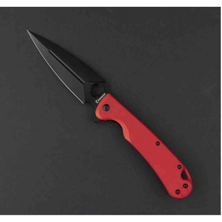 Couteau Daggerr Arrow Red Lame Spear Point Acier D2 Manche G10 Linerlock Clip DGR1RDDLC - Livraison Gratuite