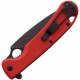 Couteau Daggerr Arrow Red Lame Spear Point Acier D2 Manche G10 Linerlock Clip DGR1RDDLC - Livraison Gratuite