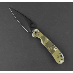Couteau Daggerr Knives Zhalo Camo Lame Spear Point Acier D2 DLC Manche G10 Liner Lock DGR2CAMDLC - Livraison Gratuite