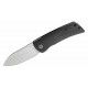 Couteau Petrified Fish Flavorist Black Lame Spear Point Acier K110 Manche Micarta Linerlock Clip PFKE05SDMS - Livraison Gratuite