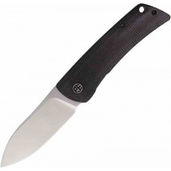 Couteau Petrified Fish Flavorist Black Lame Spear Point Acier K110 Manche Micarta Linerlock Clip PFKE05SDMS - Livraison Gratuite