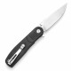 Couteau Pliant Tenable Einar Black Lame Drop Point Acier Nitro-V SW Manche Micarta Liner Lock Clip T2072A3 - Livraison Gratuite