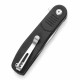 Couteau Pliant Tenable Einar Black Lame Drop Point Acier Nitro-V SW Manche Micarta Liner Lock Clip T2072A3 - Livraison Gratuite