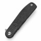 Couteau Pliant Tenable Einar Black Lame Drop Point Acier Nitro-V SW Manche Micarta Liner Lock Clip T2072A3 - Livraison Gratuite