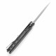 Couteau Pliant Tenable Einar Black Lame Drop Point Acier Nitro-V SW Manche Micarta Liner Lock Clip T2072A3 - Livraison Gratuite