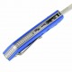 Couteau Reap PL-XF Blue Lame Drop Point Acier Nitro-V SW Manche G10 Liner Lock REAPLXF13 - Livraison Gratuite
