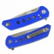 Couteau Reap PL-XF Blue Lame Drop Point Acier Nitro-V SW Manche G10 Liner Lock REAPLXF13 - Livraison Gratuite