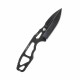 Couteau Kubey 7.62 TAG Lame Spear Point Acier AUS-10 Blk Manche Acier Étui Kydex KUB282B - Livraison Gratuite