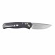 Couteau SRM Medal 255L-CB2 Lame Acier Laminé 140Cr Manche Fibre de Carbone Axis Lock Ambi Clip SRM255LFB2 - Livraison Gratuite