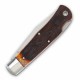 Couteau Queen Amber Winterbottom Bone Lame Clip Point Acier Carbone 1095 Lockback USA QAWB106L - Livraison Gratuite