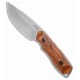 Couteau Chasse Skinner Kershaw Lame Drop Point Acier Inox Manche Bois Etui Nylon KS1417 - Livraison Gratuite