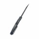 Couteau Kubey Barracuda Black Lame Acier M390 Manche Titane Linerlock KIVT Clip KUB299B - Livraison Gratuite