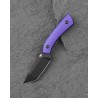 Couteau Bestech Step Lame Tanto Acier D2 black PVD Manche G-10 Purple Etui Kydex BTKFK06C - Livraison Gratuite