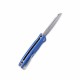 Couteau Kubey Creon Blue Manche G10 Lame Tanto Reverse Acier AUS-10 Button Lock KIVT KUB336C - Livraison Gratuite
