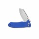 Couteau Kubey Creon Blue Manche G10 Lame Tanto Reverse Acier AUS-10 Button Lock KIVT KUB336C - Livraison Gratuite