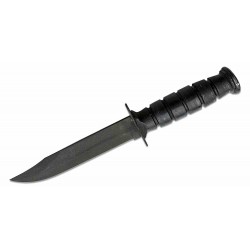 Couteau Marine Ontario 498 Lame Clip Point Acier Carbone 1095 Manche Cuir Etui Cuir USA ON8180 Livraison Gratuite