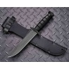 Couteau Marine Ontario 498 Lame Clip Point Acier Carbone 1095 Manche Cuir Etui Cuir USA ON8180 Livraison Gratuite