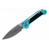 Couteau Microtech LUDT Gen III S/E Turquoise Lame Drop Point Acier M390MK USA MCT113510APTQ - Livraison Gratuite