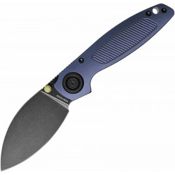 Couteau VOSTEED Shilin Cutter Vanchor Lock Lame Acier Elmax Black Manche Aluminium Violet Clip VOSA2806 - Livraison Gratuite
