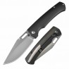 Couteau ArtisanCutlery Revel Gray Lame Clip Point Acier S90V Manche Titane Framelock ATZ1867GGY - Livraison Gratuite