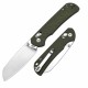 Couteau CJRB Lyrid Green Lame Acier AR-RPM9 Manche G10 Crossbar KIVT Clip J1953GN - Livraison Gratuite 