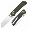 Couteau CJRB Lyrid Green Lame Acier AR-RPM9 Manche G10 Crossbar KIVT Clip J1953GN - Livraison Gratuite 