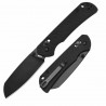 Couteau CJRB Lyrid Black Lame Acier AR-RPM9 Manche G10 Crossbar KIVT Clip J1953BBK - Livraison Gratuite