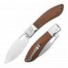 Couteau CJRB Cutlery Sasaya Wood Lame Acier AR-RPM9 Manche Bois Mitres Acier Button Lock KIVT J1959WD - Livraison Gratuite